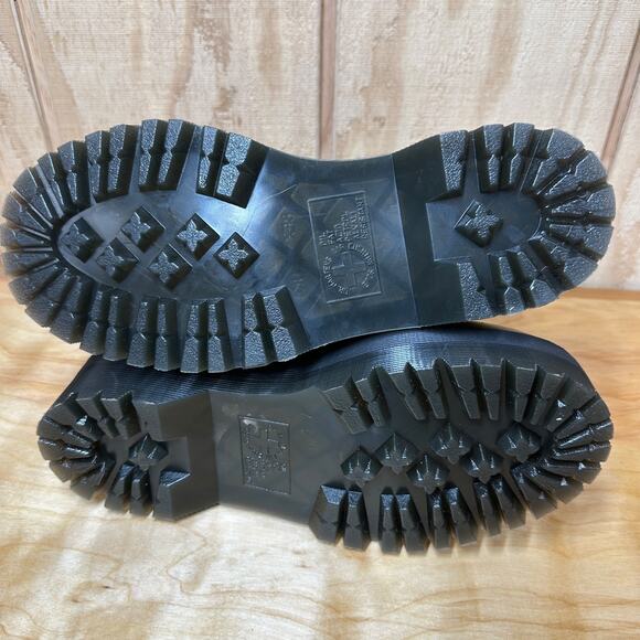 Dr. Martens Jadon Smooth Leather Platform Boots ANTIQUE OLIVE Women's 6 Men's 5 - Picture 6 of 9